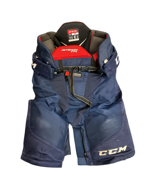 Vist Large View of Product Image Which is Used CCM JETSPEED FT4 JR LG HP Junior Pant Navy Blue LG