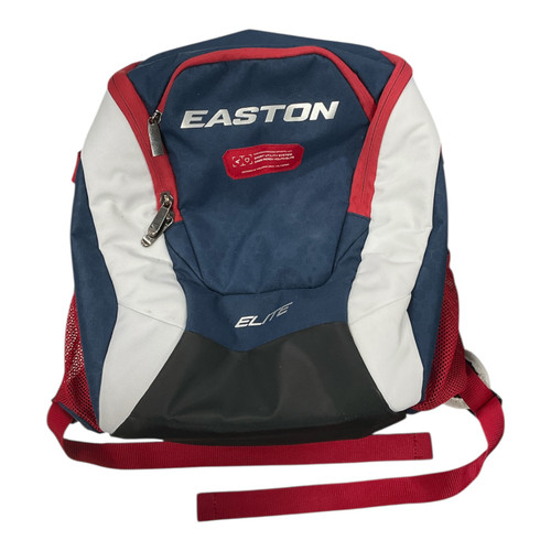 Vist Large View of Product Image Which is Used Easton ELITE BACKPACK BB/SB Player Carry Bag Navy Blue
