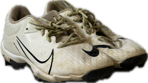 Vist Large View of Product Image Which is Used Nike NIKE DIAMOND BB/SB Cleats White And Black Senior 7.5