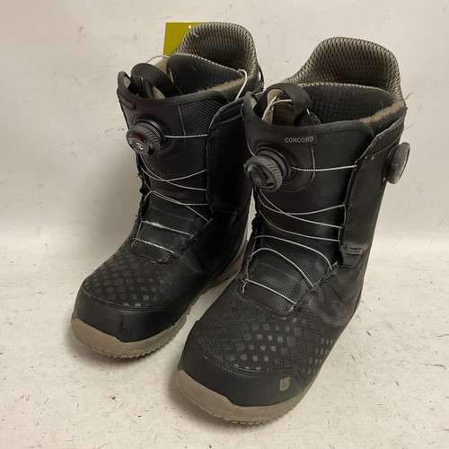 Used Burton MENS CONCORD BOA Mens Snowboard Boots Black Senior 10 11855-S000193580 Vist Large View of Product Image Which is Used Burton MENS CONCORD BOA Mens Snowboard Boots Black Senior 10