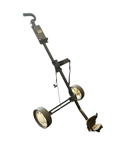 Vist Large View of Product Image Which is Used BLACK 2 WHEEL PUSH CART Golf Cart 2 Wheel