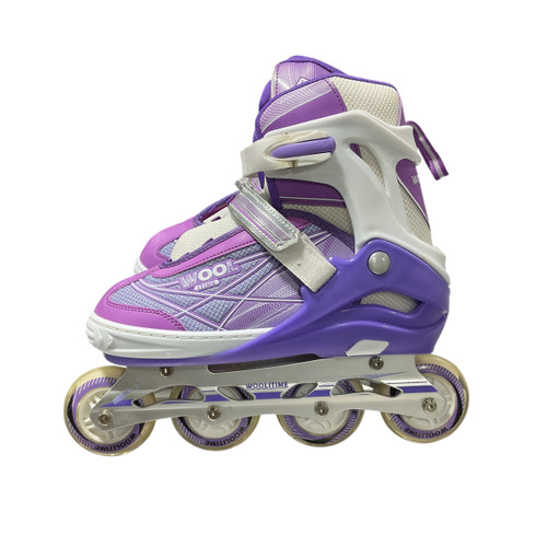 Vist Large View of Product Image Which is Used WOOLITIME PURP Senior Aggressive Skates Purple Senior 8