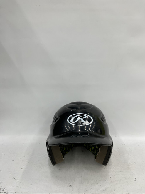 Used Rawlings BASEBALL HELMET Batting Helmet No Mask Black XS 11871-S000023734 Vist Large View of Product Image Which is Used Rawlings BASEBALL HELMET Batting Helmet No Mask Black XS