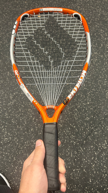 Used Ektelon AIR 0 GRAPHITE TI Adult Racquetball Racquet Orange Unknown 11162-S000439296 Vist Large View of Product Image Which is Used Ektelon AIR 0 GRAPHITE TI Adult Racquetball Racquet Orange Unknown