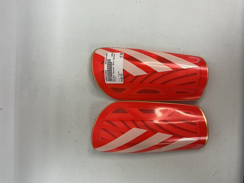 Vist Large View of Product Image Which is Used Adidas Soccer Shin Guards Youth Orange LG