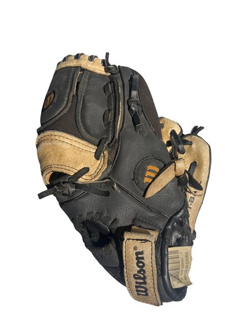 Vist Large View of Product Image Which is Used Wilson EZ CATCH BB/SB Glove RH Throw Black 9 1/2"