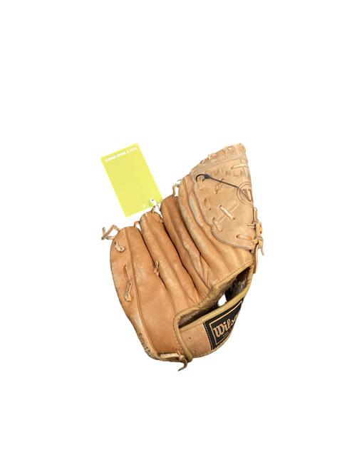 Vist Large View of Product Image Which is Used Wilson JIM CATFISH HUNTER BB/SB Glove RH Throw Tan 10 3/4"