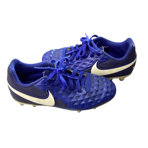 Vist Large View of Product Image Which is Used Nike Soccer Cleats Royal Blue Youth 13.0