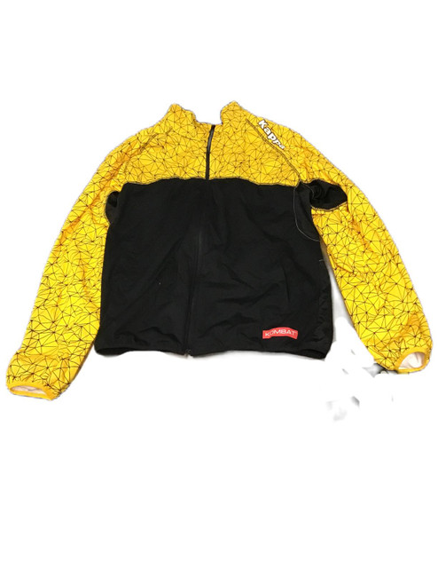 Vist Large View of Product Image Which is Used Kappa Men's Large Combat Outerwear Light Jacket Yellow and Black