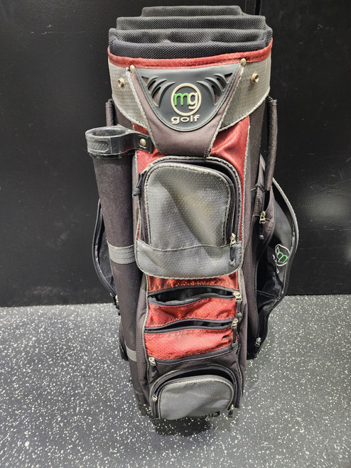 Vist Large View of Product Image Which is Used Mg Golf 16 DIVIDER Mens Cart Bag Black