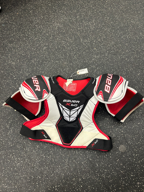 Vist Large View of Product Image Which is Used Bauer VAPOR X60 Senior Shoulder Pads LG