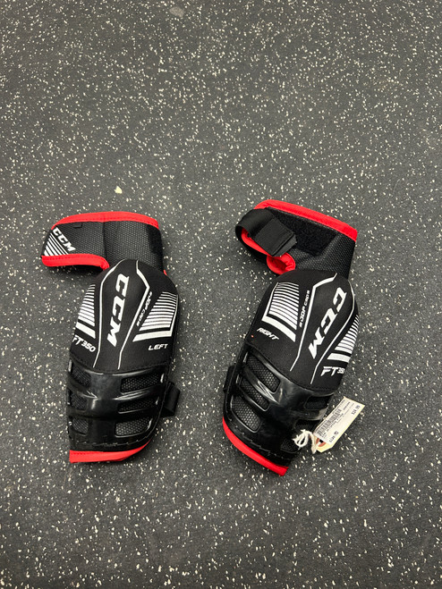 Used CCM JETSPEED FT350 Senior Elbow Pads MD 11162-C000439311 Vist Large View of Product Image Which is Used CCM JETSPEED FT350 Senior Elbow Pads MD