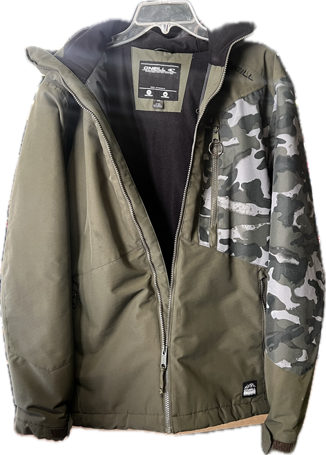 Vist Large View of Product Image Which is Used O'Neill Outerwear Heavy Jacket M Camouflage MD