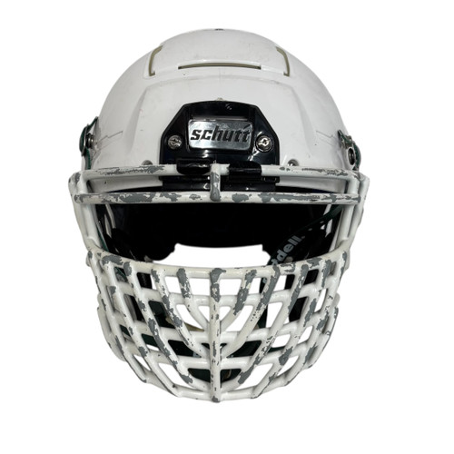 Vist Large View of Product Image Which is Used Schutt F7 VTD Football Helmet White Adult XL