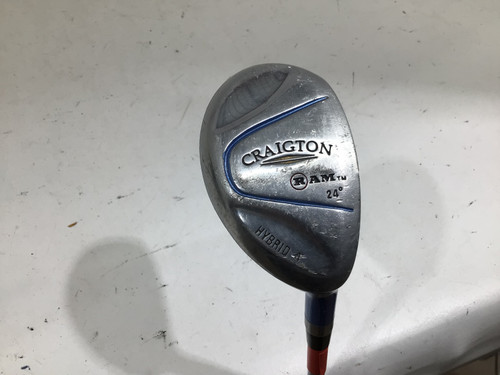 Used Ram CRAIGTON 24 DEG 4 HYBRID LADIES Womens Hybrid Club RH 4 Hybrid 11752-S000071447 Vist Large View of Product Image Which is Used Ram CRAIGTON 24 DEG 4 HYBRID LADIES Womens Hybrid Club RH 4 Hybrid