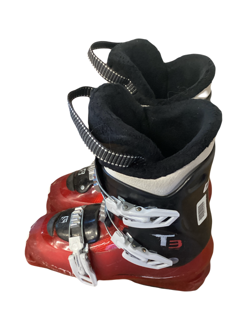 Vist Large View of Product Image Which is Used Salomon T3 Mens DH Ski Boot Red 235 MP - J05.5 - W06.5