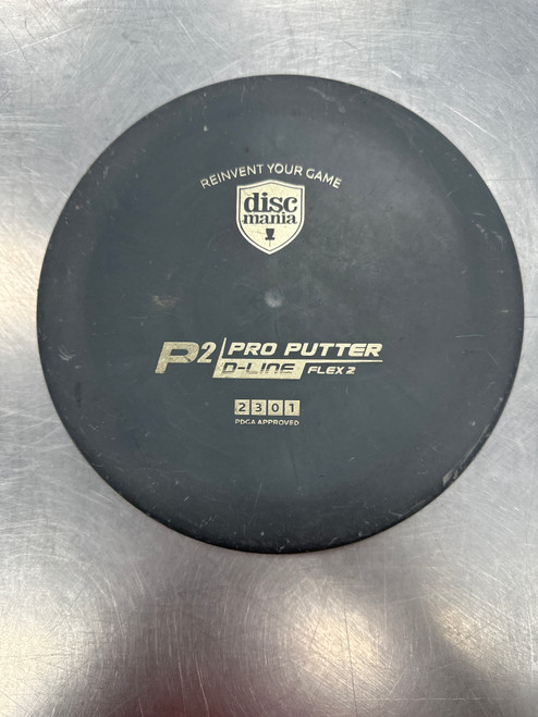 Vist Large View of Product Image Which is Used Discmania D-LINE P2 FLEX 2 Disc Golf Putter Grey