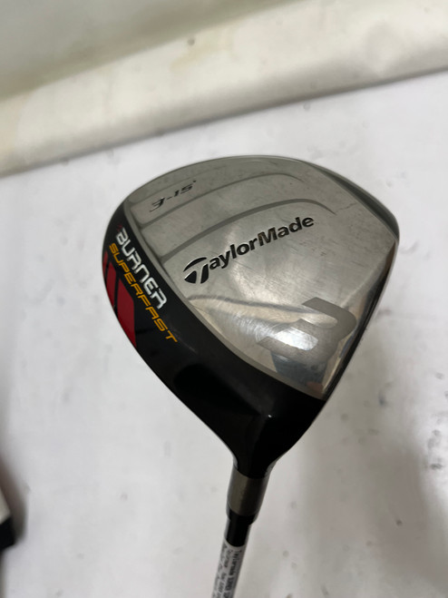 Vist Large View of Product Image Which is Used Taylormade BURNER SUPERFAST Mens Fairway Wood RH 3 Wood