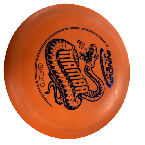 Vist Large View of Product Image Which is Used Innova MAMBA Disc Golf Driver Orange