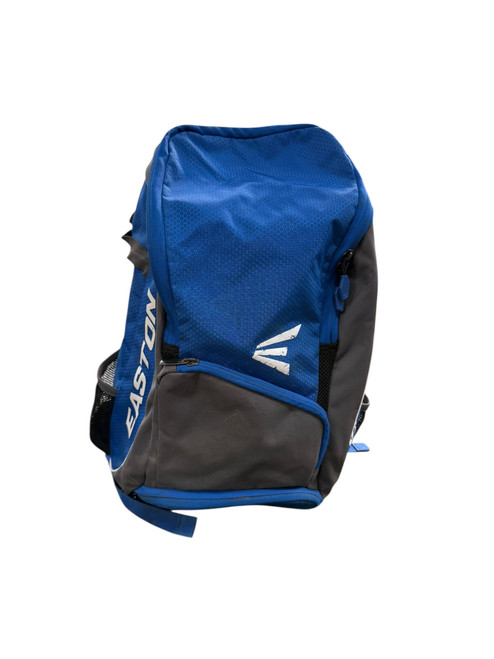 Vist Large View of Product Image Which is Used Easton Game Ready Player Backpack - Grey And Royal Blue