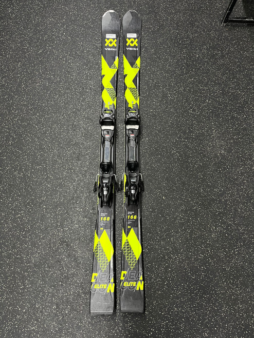 Vist Large View of Product Image Which is Used Volkl DEACON ELITE Mens DH Ski/Binding Black 168 cm