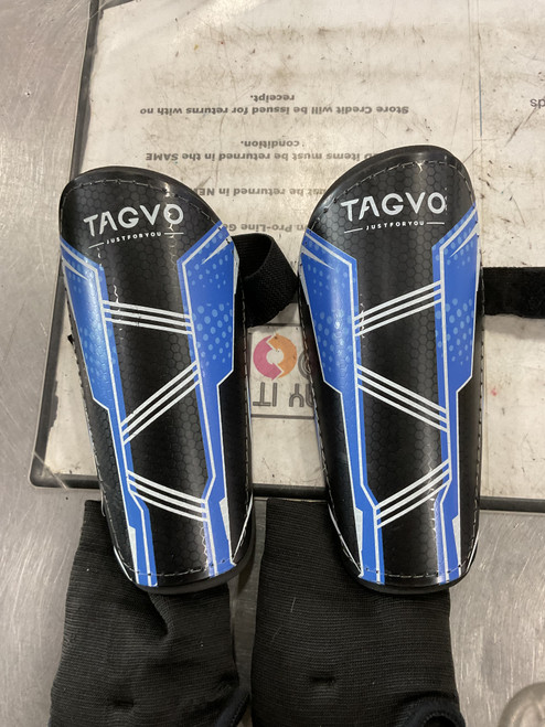 Used Soccer Shin Guards Junior Royal Blue MD 11614-S000224308 Vist Large View of Product Image Which is Used Soccer Shin Guards Junior Royal Blue MD