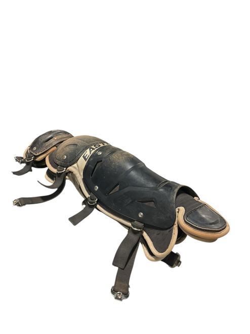 Vist Large View of Product Image Which is Used Easton EASTON SHINGUARDS Catchers Leg Guards Black Intermed