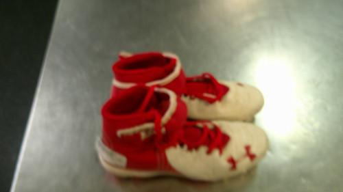 Vist Large View of Product Image Which is Used Under Armour BRYCE HARPER BB/SB Cleats Red Senior 6.5