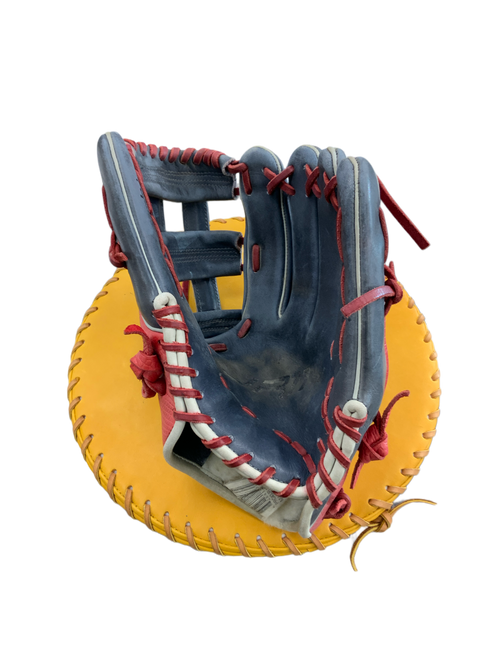 Vist Large View of Product Image Which is Used Easton PR-C43JR BB/SB Glove RH Throw Navy Blue 12"