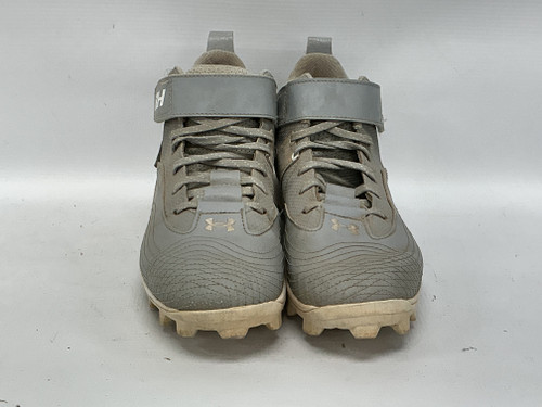 Vist Large View of Product Image Which is Used Under Armour BRYCE HARPER BB/SB Cleats Grey Senior 7