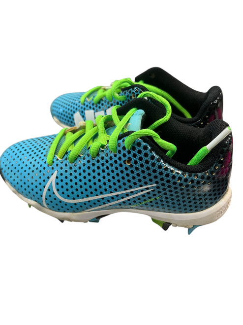 Vist Large View of Product Image Which is Used Nike HYPERDIAMOND 4 BB/SB Cleats Royal Blue Youth 12.0