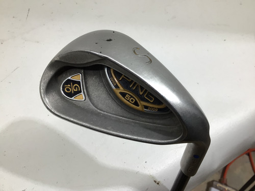 Vist Large View of Product Image Which is Used Ping KARSTEN 50TH G10 SAND WEDGE BLUE DOT Golf Wedge Mens RH Sand Wedge