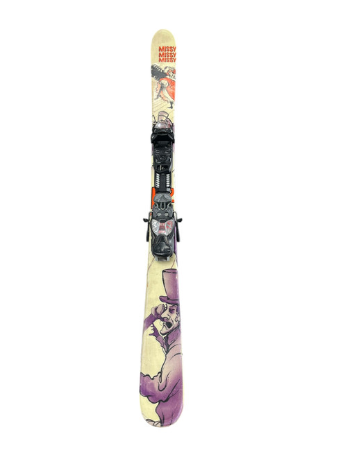 Vist Large View of Product Image Which is Used K2 MISSY Mens DH Ski/Binding White 142 cm