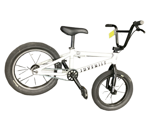 Vist Large View of Product Image Which is Used CULT JUVENILE BMX Bike Boys White 16"