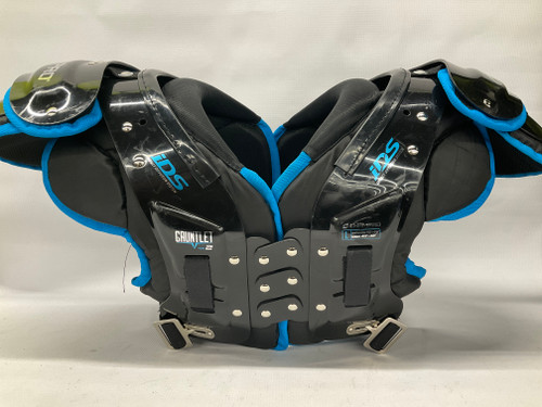 Vist Large View of Product Image Which is Used Champro GAUNLET VERSION 2 FB Shoulder Pads Black LG