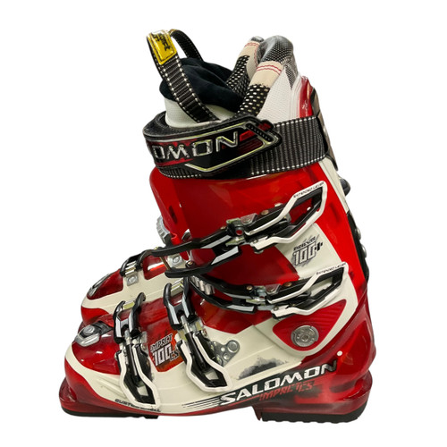 Vist Large View of Product Image Which is Used Salomon IMPACT 100 CS Mens DH Ski Boot Red 260 MP - M08 - W09