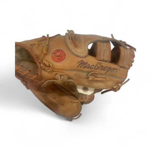 Used MacGregor MG20 BB/SB Glove RH Throw Orange 11 1/2" 11735-S000354995 Vist Large View of Product Image Which is Used MacGregor MG20 BB/SB Glove RH Throw Orange 11 1/2"