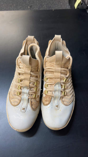 Vist Large View of Product Image Which is Used Under Armour BH BB/SB Cleats White Senior 8.5