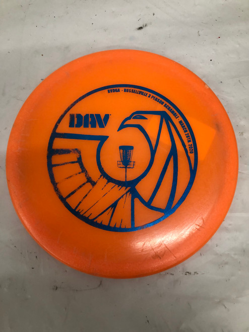 Vist Large View of Product Image Which is Used Innova CAIMAN Disc Golf Mid Range Orange 178g