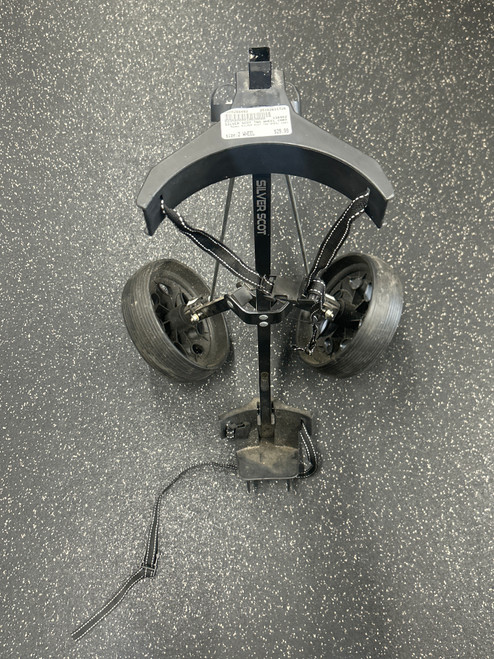 Vist Large View of Product Image Which is Used SILVER SCOT TWO WHEEL CART Golf Cart 2 Wheel