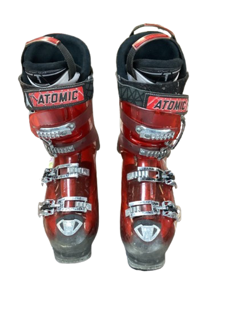 Vist Large View of Product Image Which is Used Atomic HAWK R100 Mens DH Ski Boot Red 285 MP - M10.5 - W11.5