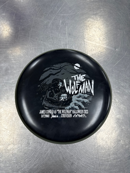 Vist Large View of Product Image Which is Used MVP NOMAD THE WOLFMAN Disc Golf Putter Black