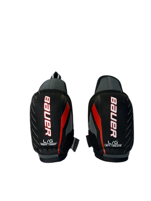 Vist Large View of Product Image Which is Used Bauer LIL SPORT Junior Elbow Pads LG