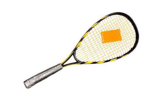Vist Large View of Product Image Which is Used S70 YELLOW & BLACK SPEEDMINTON Racquet