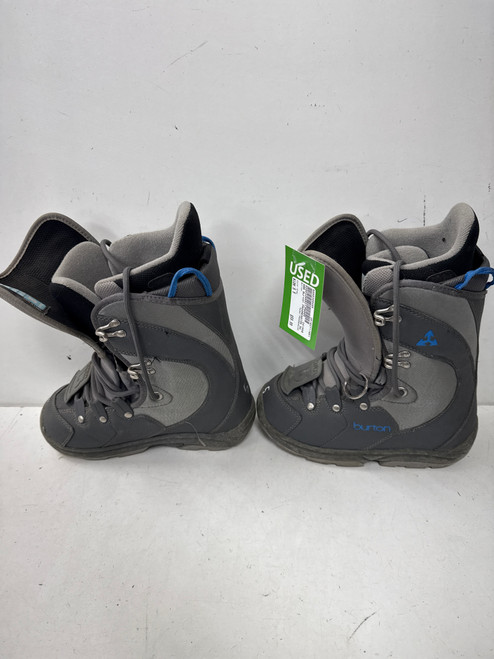 Used Burton PROGRESSION Womens Snowboard Boots Grey Senior 5 11891-S000309409 Vist Large View of Product Image Which is Used Burton PROGRESSION Womens Snowboard Boots Grey Senior 5