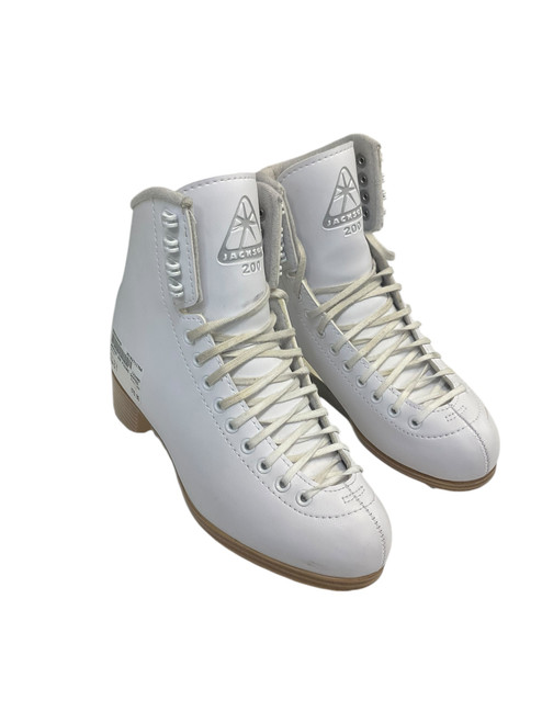 Vist Large View of Product Image Which is Used Jackson 200 WomensFigure Skate White Senior 7