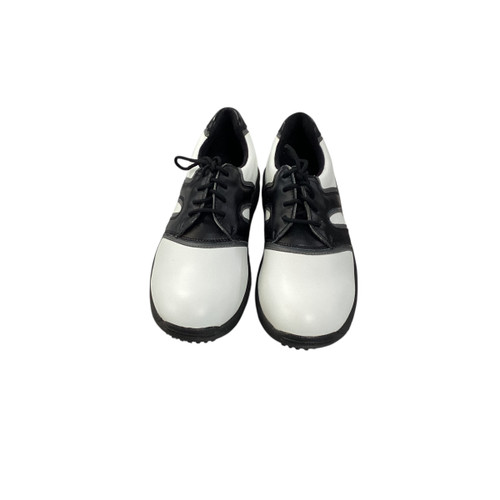 Vist Large View of Product Image Which is Used US Kids Jr Golf Shoes Black Junior 04