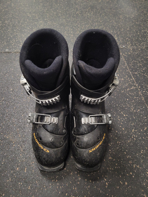 Vist Large View of Product Image Which is Used Salomon DH BOOT Boys DH Ski Boot Black 210 MP - J02