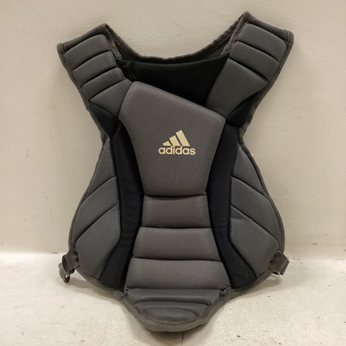 Vist Large View of Product Image Which is Used Adidas ADIDAS CATCHERS CHEST Catchers Chest Protector Black And Grey Intermed