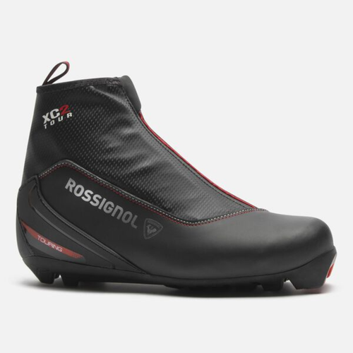 Vist Large View of Product Image Which is Like-New Rossignol XC2 TOUR Mens NNN XC Ski Boots Black W 06.5-07 / JR 4.5-05